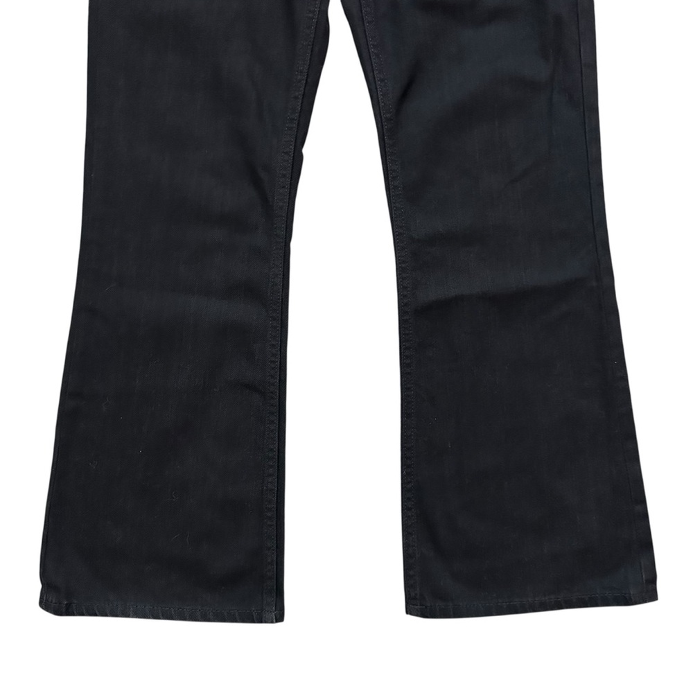 Sandro Paris Black Rudolphe High Rise Zip Fly Kick Flare Boot Jeans EU 36 US 4 - Picture 6 of 10